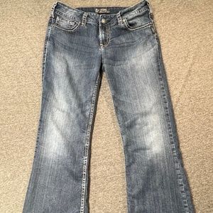 Silver Suki Mid Rise Mid Wash Bootcut Jeans Size 31W/32L